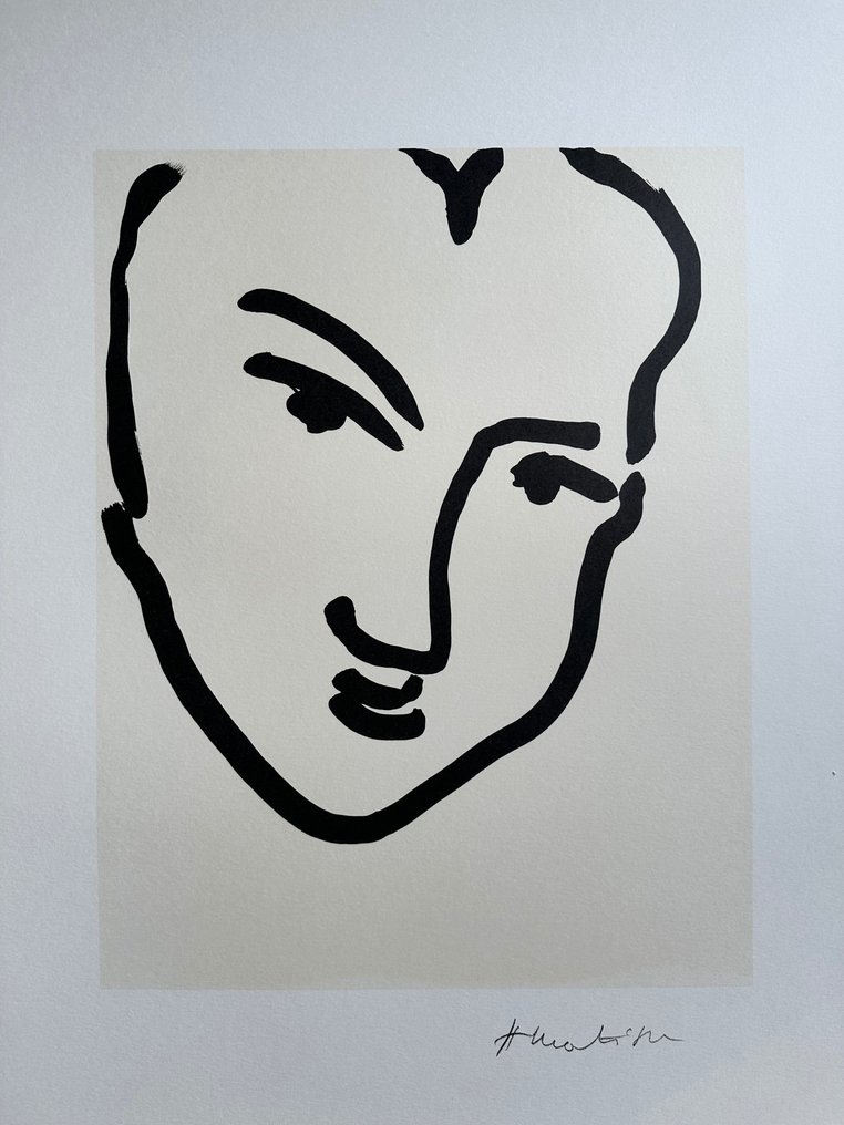 Henri Matisse (1869-1954) - Nadia au visage penché 1948 #1.0