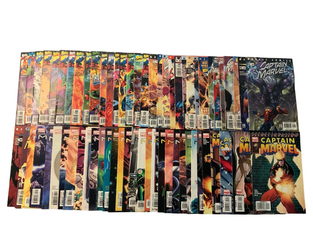 Captain Marvel (1999 Series) # 1-35 + Captain Marvel (2002) # 1-25 - Captain Marvel (2007 Series) # 1-5 All complete Series! - 65 Comic - Första upplagan - 1999/2007 #1.1
