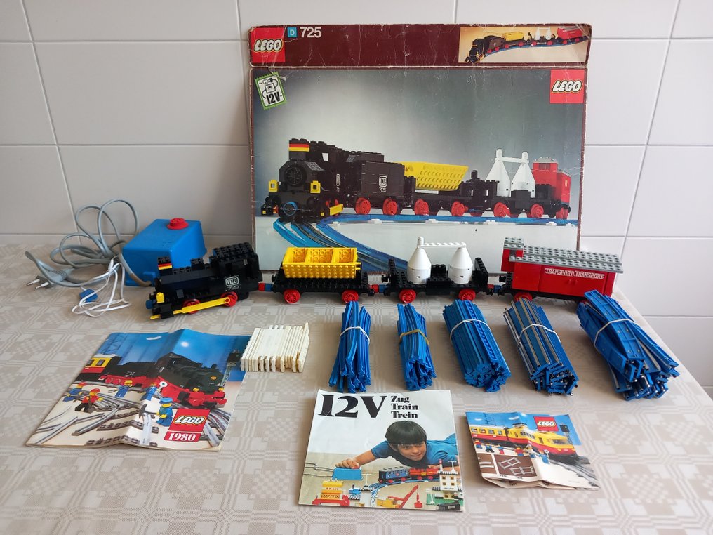 Lego - 725 - Vintage complete trein electrisch - 1970-1980 - Dinamarca #1.1