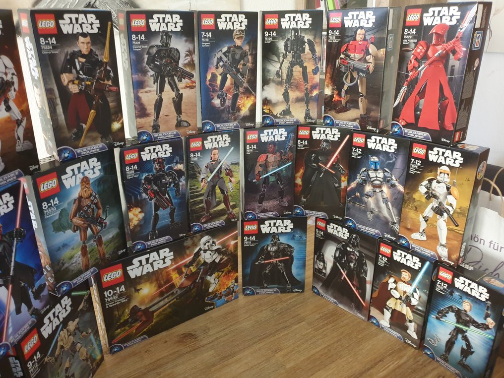 Lego - LEGO Star Wars - Buildable Figures - Complete Collection - All 29 figures! NEU & OVP #3.3