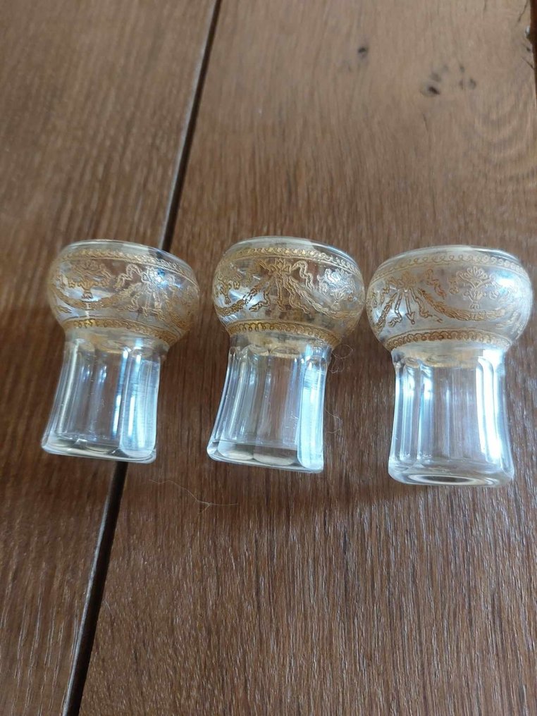saint-louis - Set di bicchieri (5) - 738 - Cristallo, Oro #2.1