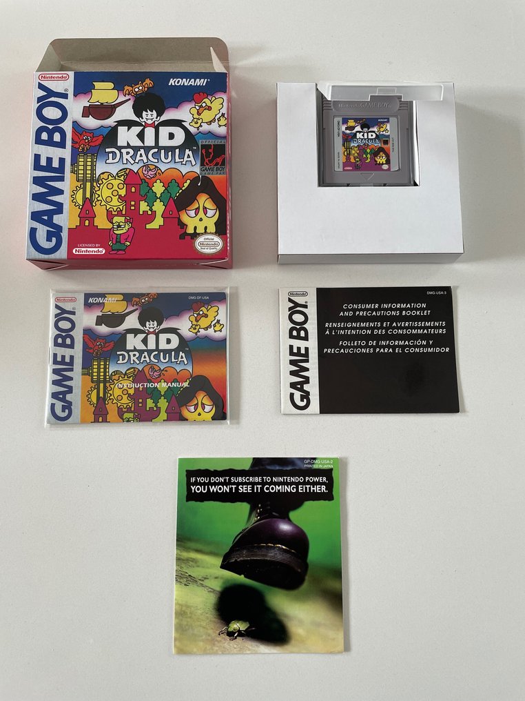 Nintendo - Kid Dracula - Extreme Rare USA - Gameboy Classic - Videojáték - Dobozzal #1.1