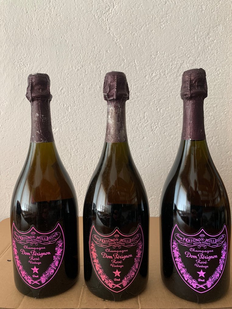 Dom Pérignon, Luminous 2004, 2005 & 2006 - Champán Rosé - 3 Botellas (0,75 L) #1.2