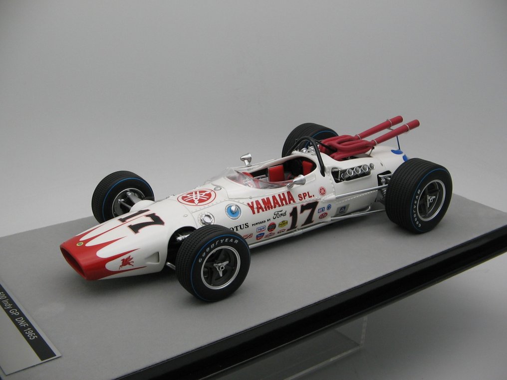 Tecnomodel 1:18 - 模型跑车 - Lotus 38 1965 Indanapolis 500 DNF # 17 Driver: Dan Gurney - TM18-176B #1.1