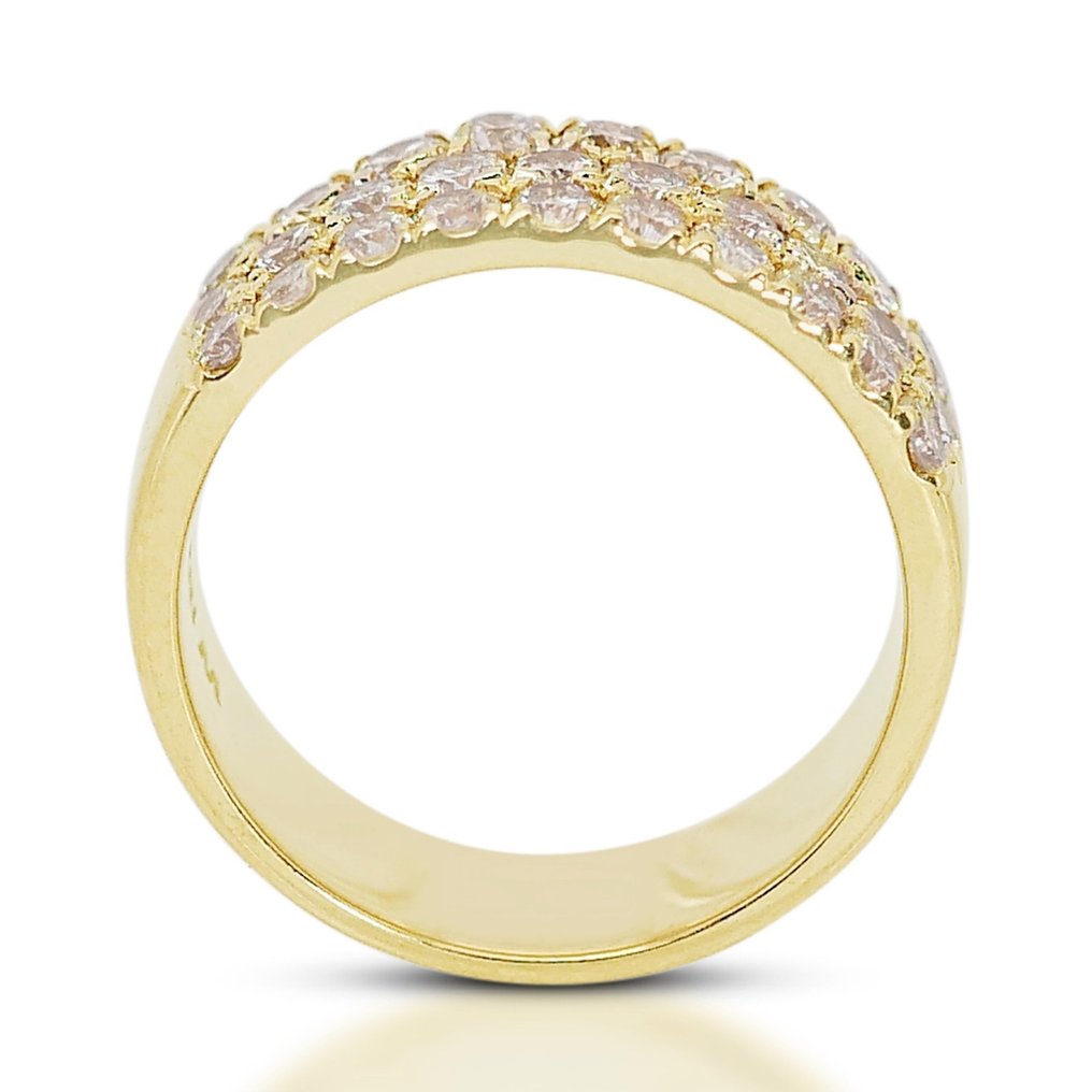 Ring - 18 kt Gelbgold -  1.70ct. tw. Diamant  (Natürlich) #2.1