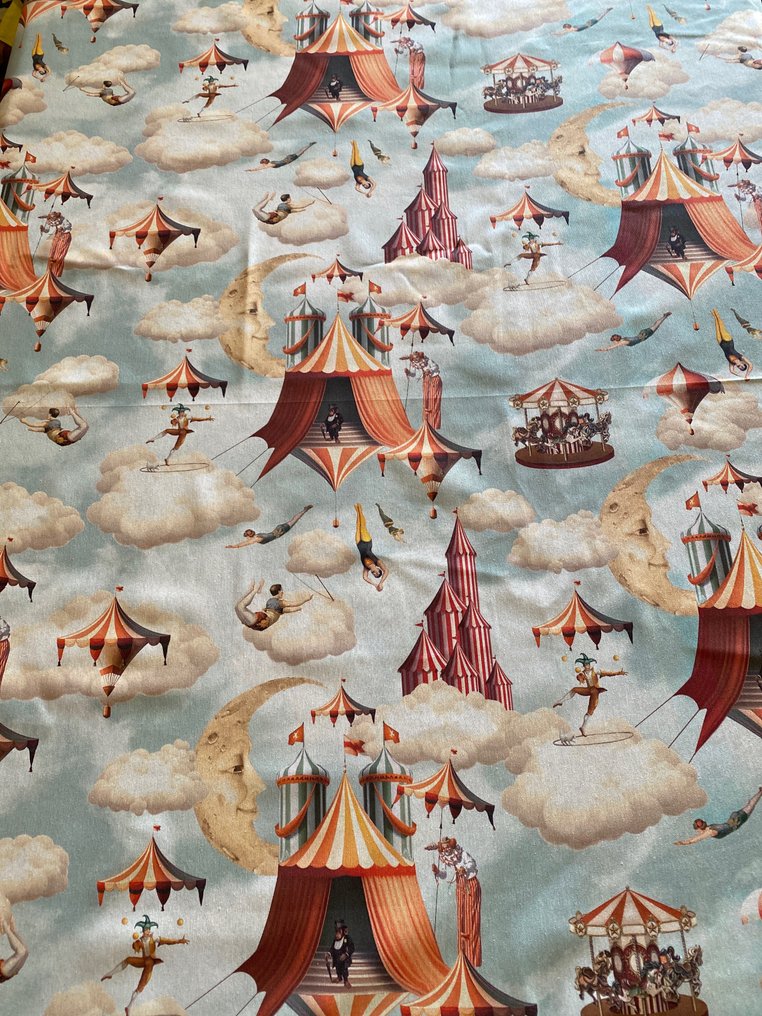 san leucio αποκλειστικό κασμιρέ πλεκτό σουρεαλιστικό τσίρκο - Ταπετσαρία  - 140 cm - 130 cm #4.3