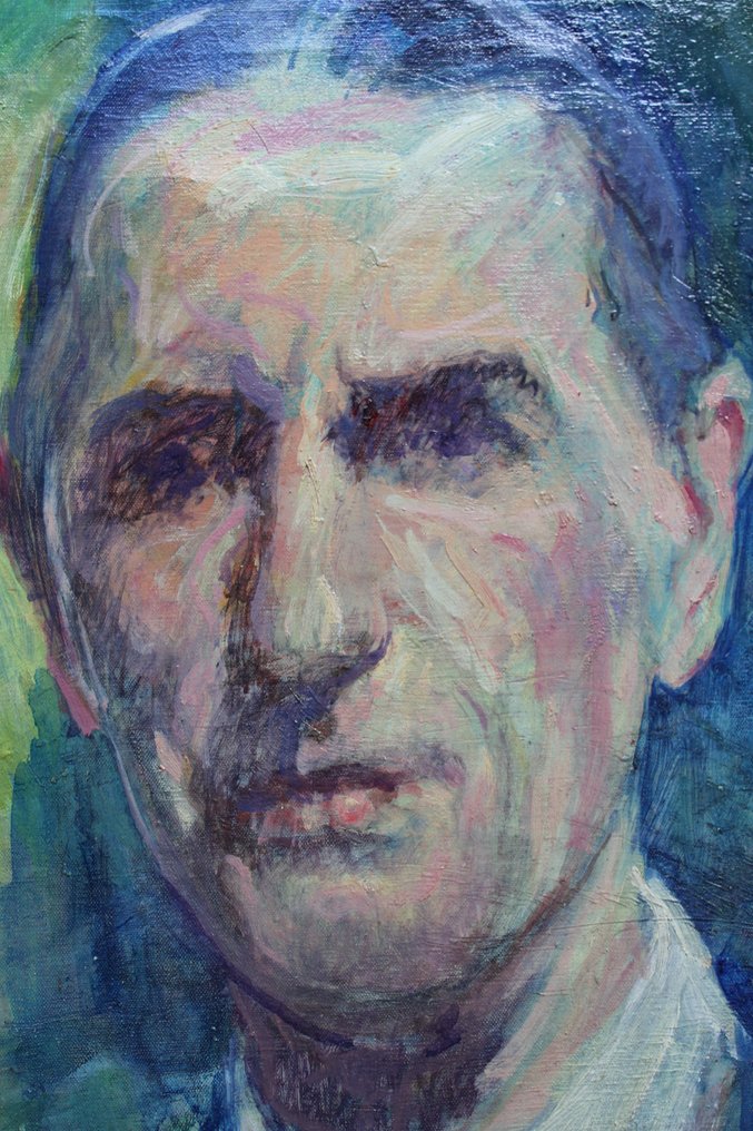 William Malherbe (1884-1951) Attrib.to - Portrait d'homme #2.1