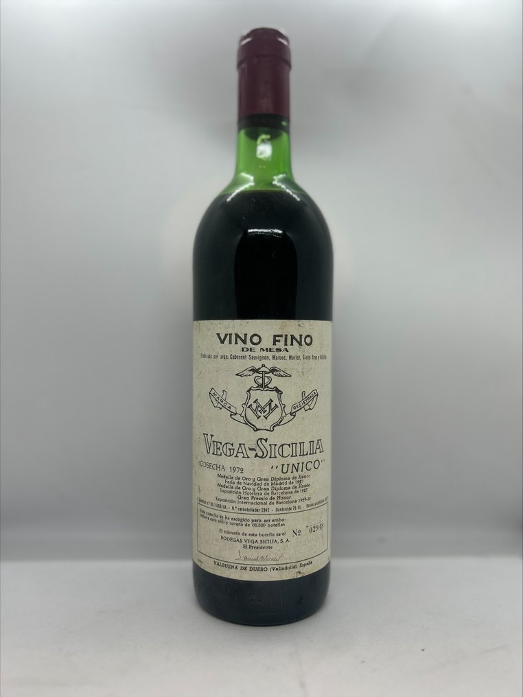 1972 Vega Sicilia, Único - Ribera del Duero Gran Reserva - 1 Flaska (0,75 l) #1.1