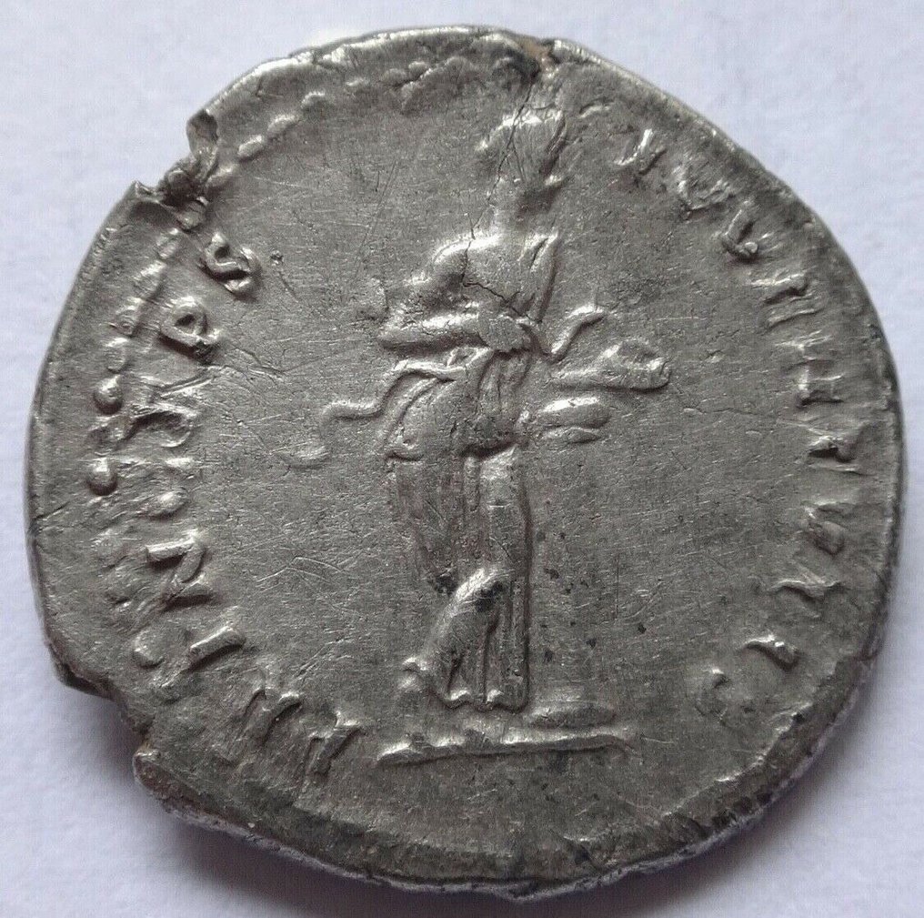 Romeinse Rijk. Domitian, as Caesar, 69-81.. Denarius #2.1