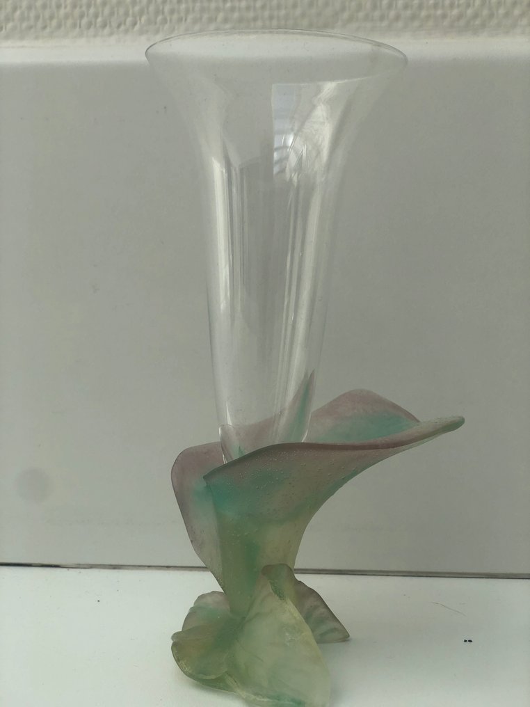 Daum - Vase -  Arum  - Crystal, Pate de verre #1.1
