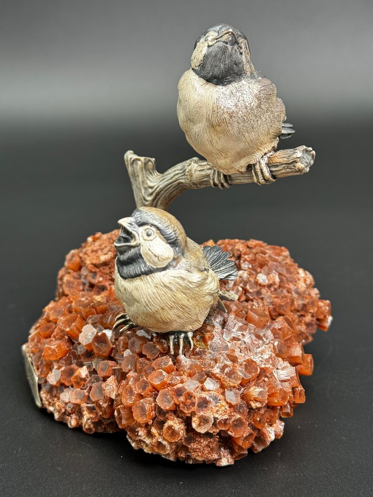 Figur - Figura de los pájaros plata 915 - Silber #2.1