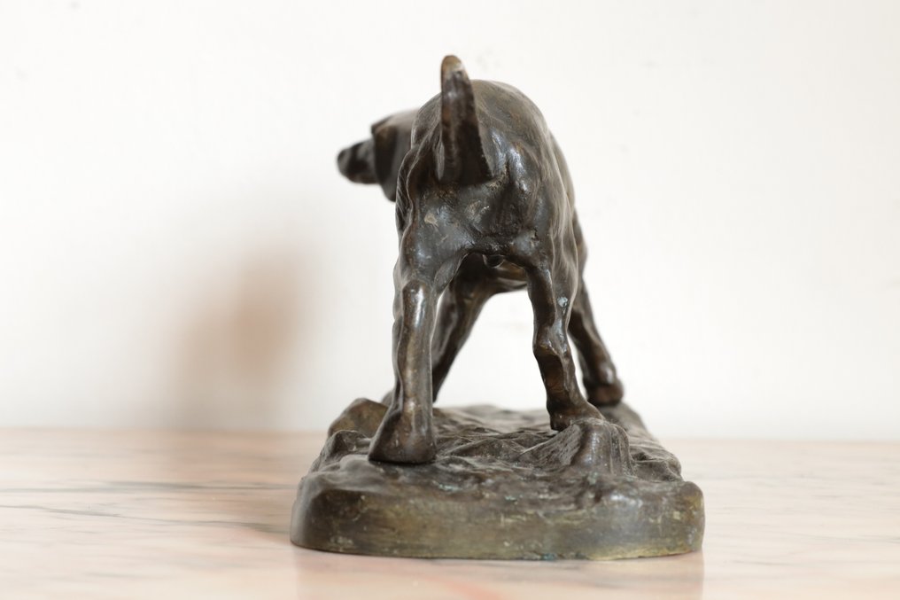 Naar Pierre-Jules Mêne - Figurine - setter - Bronze #3.2