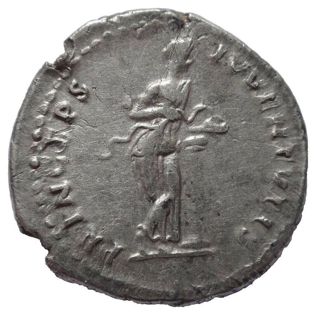 罗马帝国. Domitian, as Caesar, 69-81.. Denarius #1.1