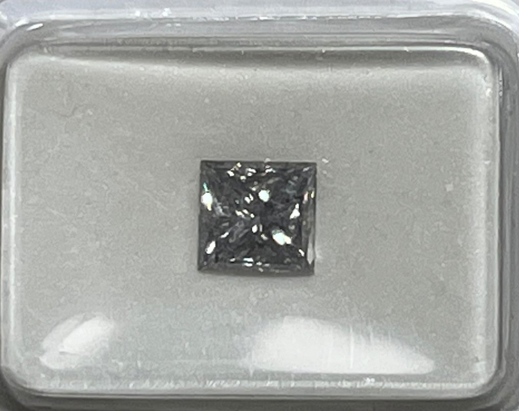 1 pcs Diamante  (Naturale)  - 1.06 ct - Quadrato - F - I1 - Gemewizard Gemological Laboratory (GWLab) #2.2