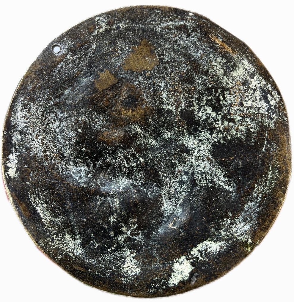 Bronzemedalje - Faun med nymfe - i stil med Clodion (1738 - 1814) - Medalje  #1.2