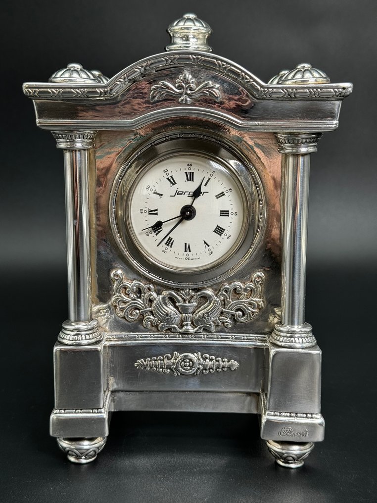 Horloge de bureau -   - Argent 925 - 1950-1960 #1.1