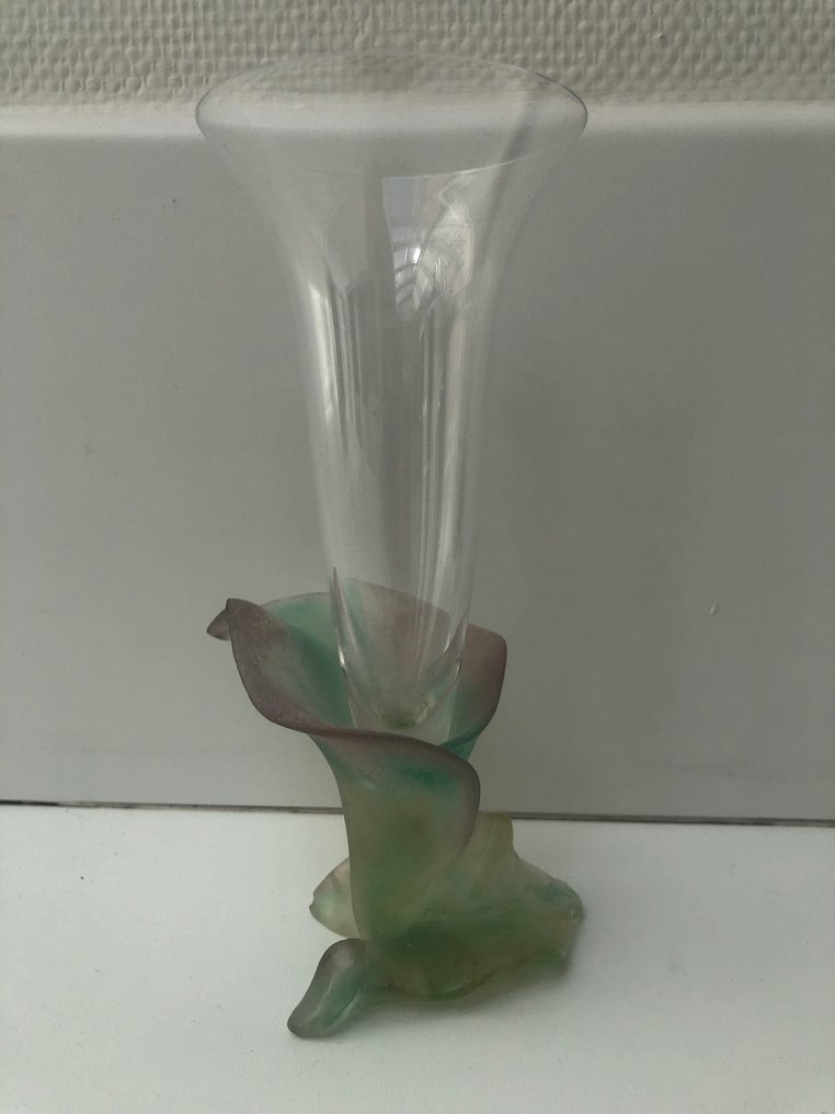 Daum - Vase -  Arum  - Crystal, Pate de verre #1.2