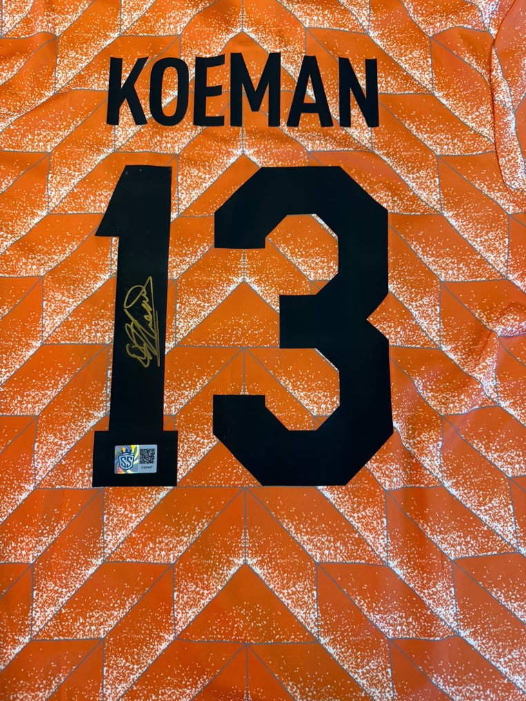 Nederland - Världsmästerskap i fotboll - Erwin Koeman - Fotbollströja #1.2