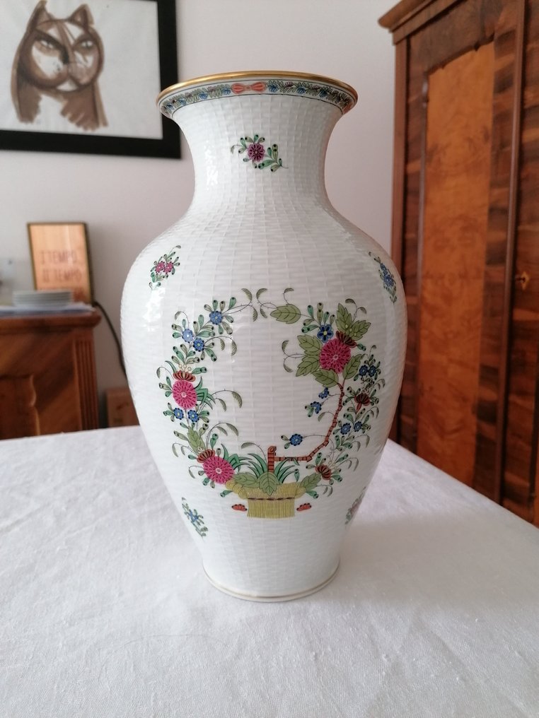 Herend - 花瓶 -  印度巴斯克  - 瓷器 #1.1