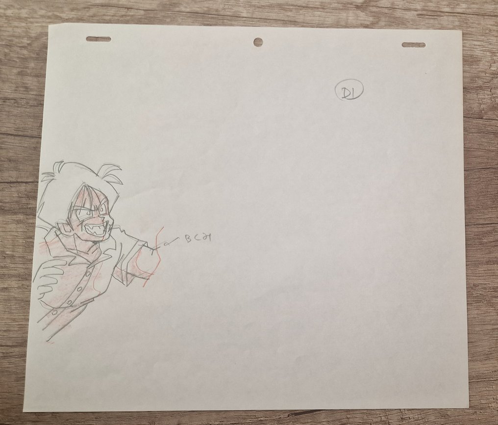 Katsuyuki Sumisawa - 2 Pencil drawing - Dragon Ball z - Dragon Ball Z : Garlic Jr. Saga - 1991 #1.1