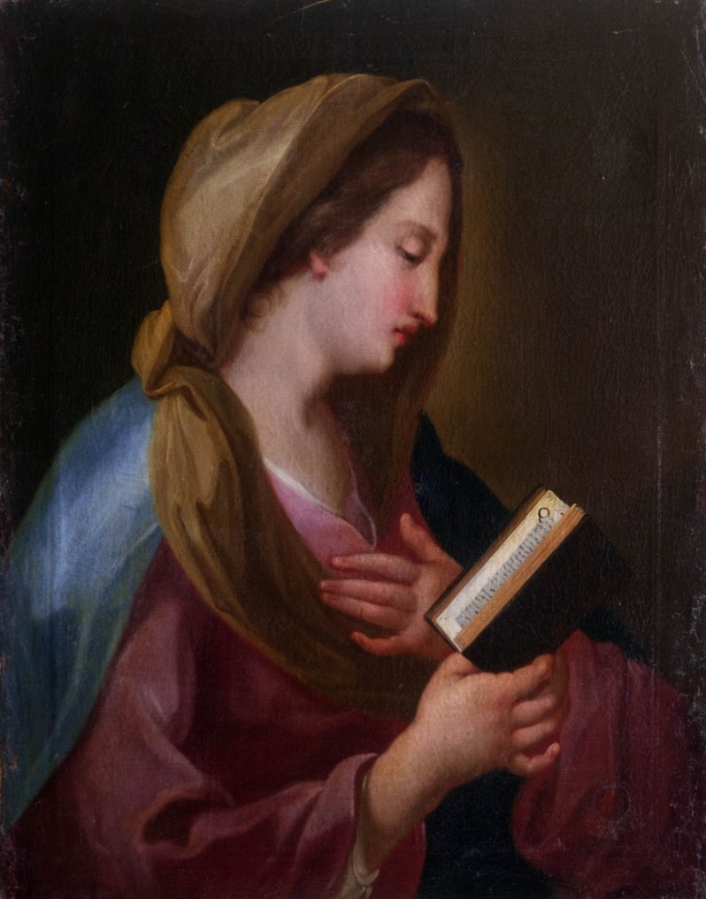 Pompeo Girolamo Batoni (1708-1787), Circle of - Madonna in preghiera #1.1