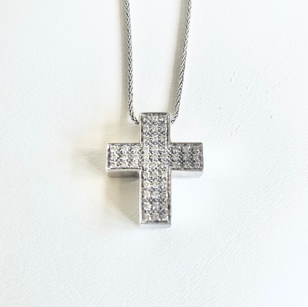 Salvini - Necklace with pendant 18k - white gold Diamond  (Natural) #1.2
