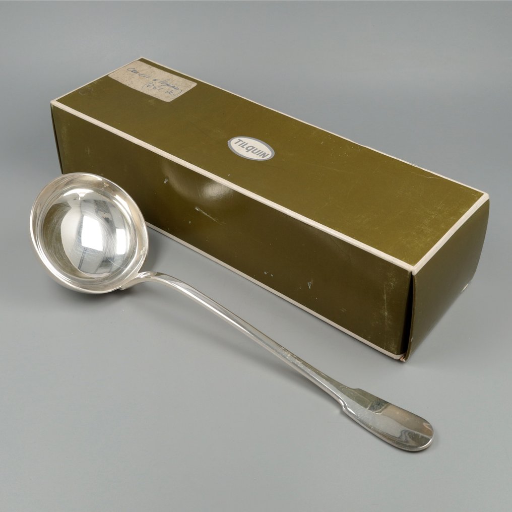Christofle, Soep serveerlepel model Cluny - Juego de cubiertos - Chapado en plata #1.1