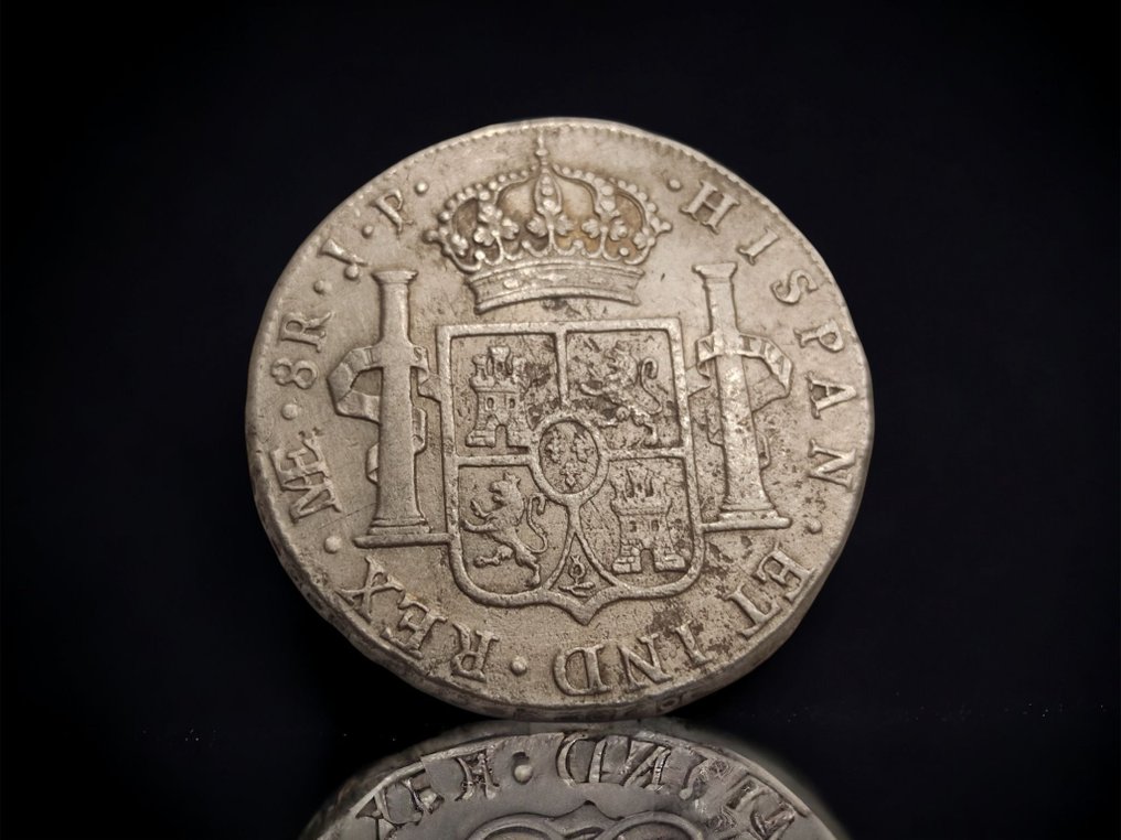 Spania. Fernando VII (1813-1833). 8 Reales 1814 Lima JP #3.1