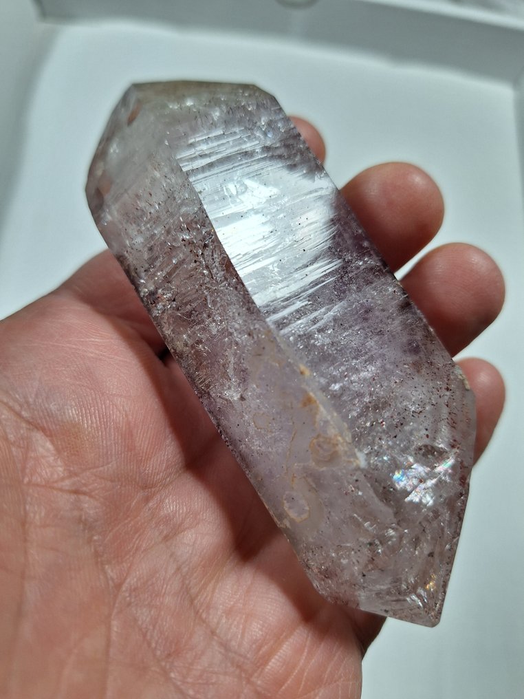 Kwarts Kristal - Hoogte: 11.5 cm - Breedte: 4.5 cm- 249 g #1.2