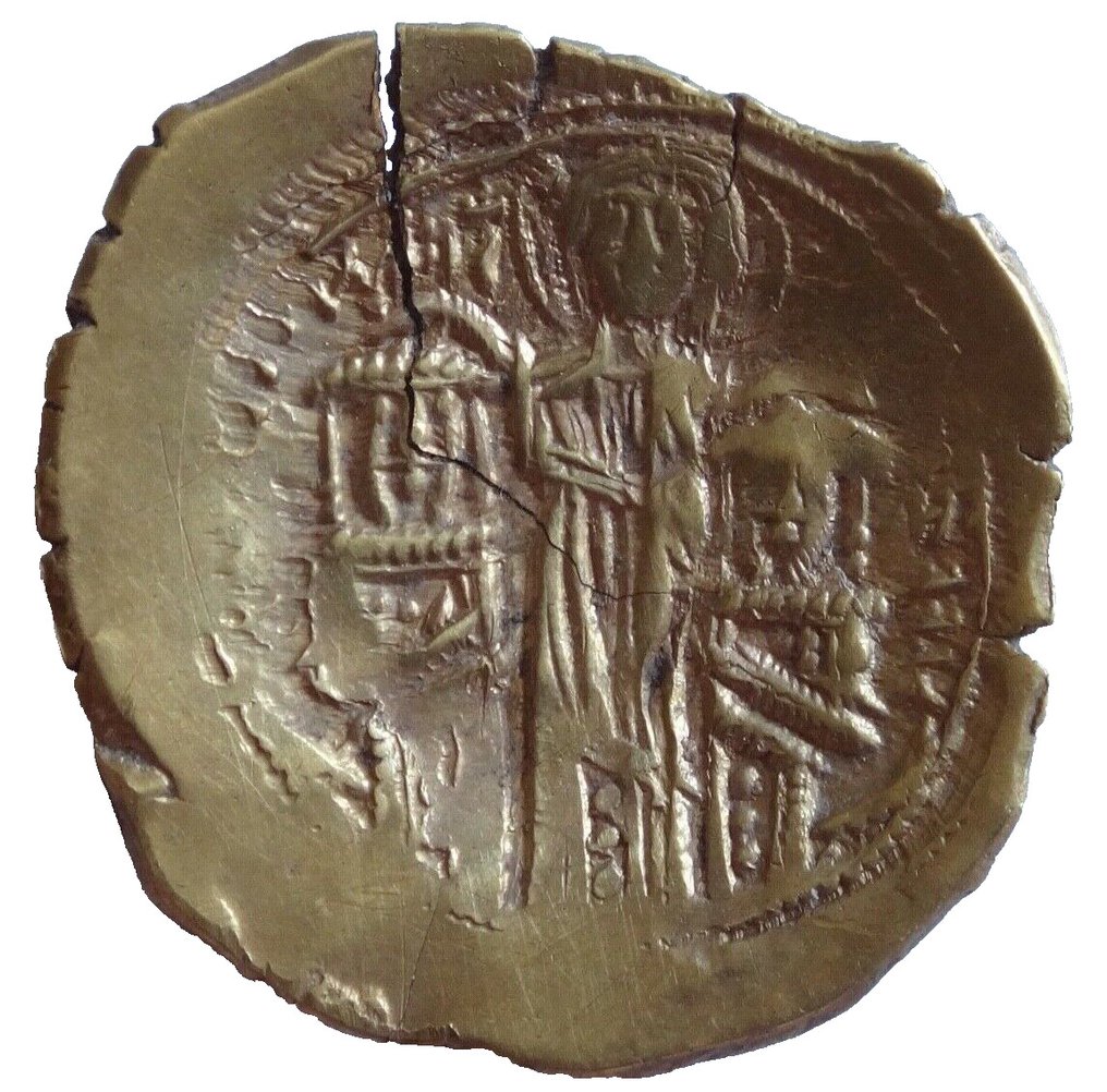 拜占庭帝國. Andronicus II Palaeologus, with Michael IX, 1282-1328 Gold. Hyperpyron #1.1