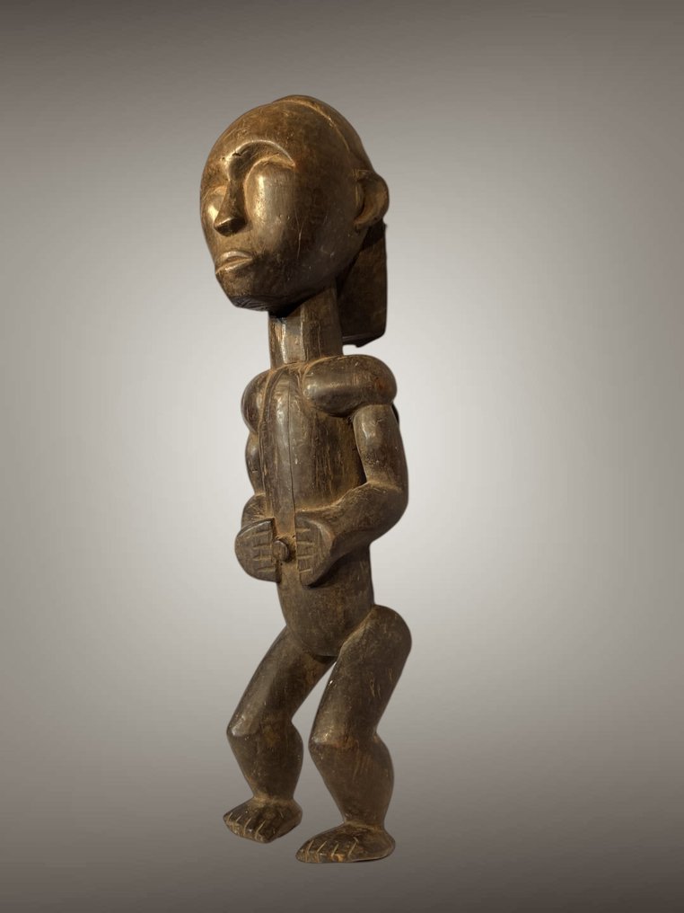 Sculptuur - 55 cm - Giftand - Gabon  (Zonder Minimumprijs) #1.2
