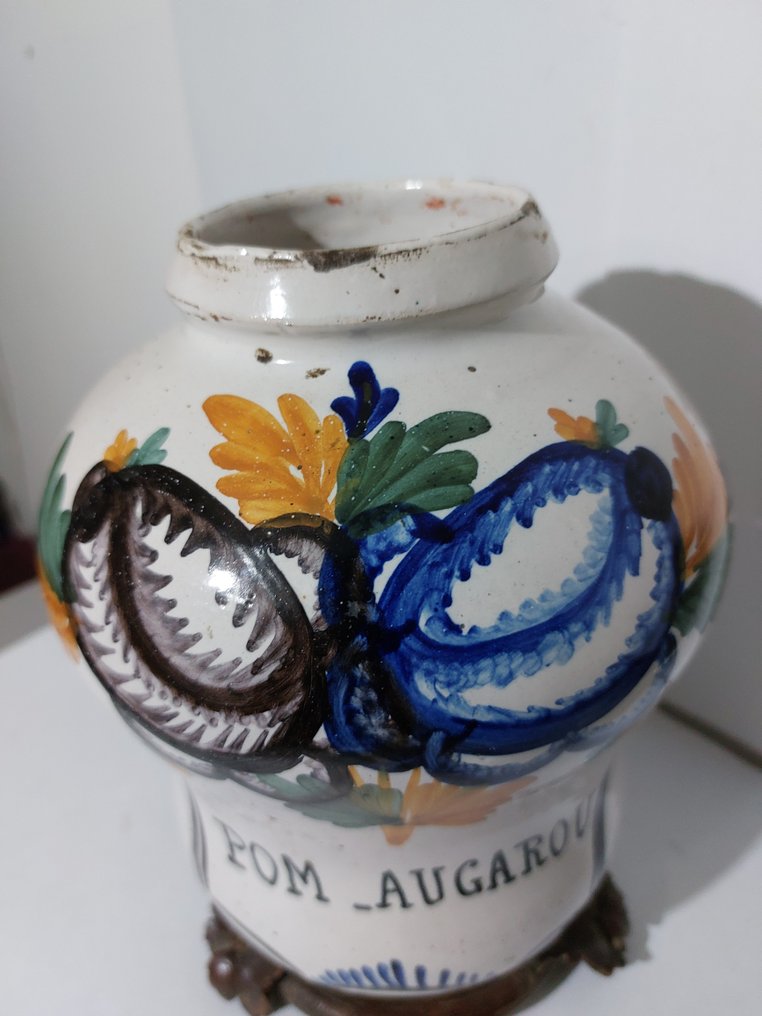 药房罐/阿尔巴雷洛罐 - 阿尔巴雷洛 - 陶器 #1.2