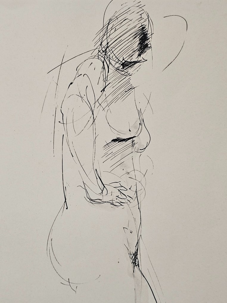 Nunzio Bibbò (1946-2014) - Studio di nudo #3.1