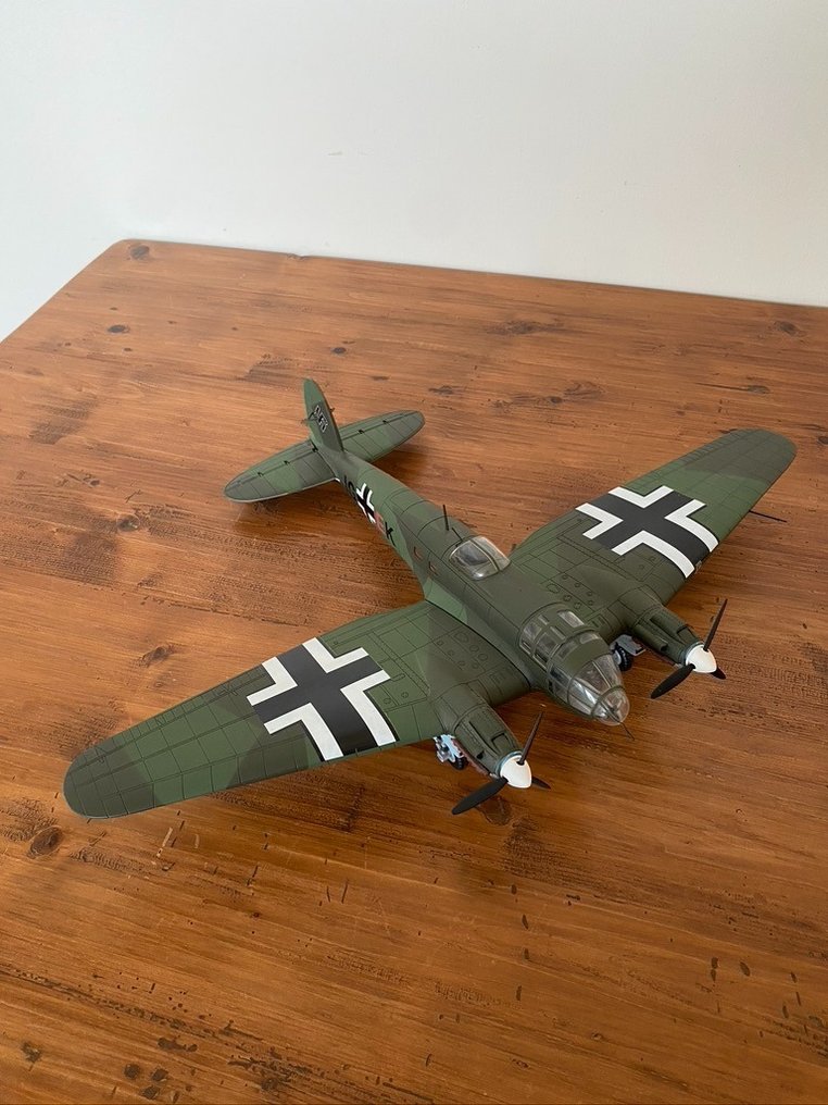 Armour 1:48 - Oorlogsvliegtuig  (2) -Franklin Mint Armour Heinkel HE 111 Luftwaffe, Mitchell B-25 Armour #2.2