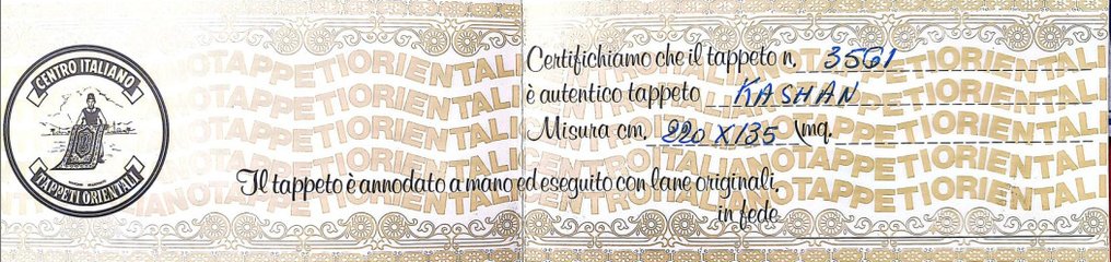 Centro italiano tappeti orientali - Keshan - Tapis - 220 cm - 135 cm #3.1