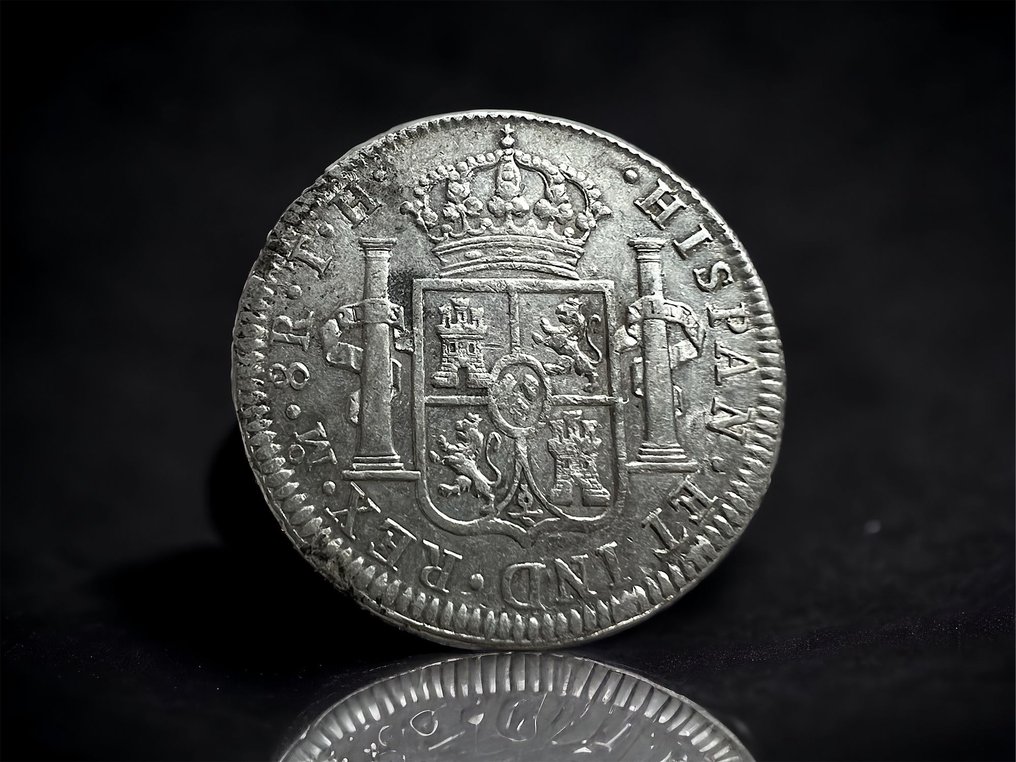 西班牙. Carlos IV (1788-1808). 8 Reales 1805 Mexico TH #2.1