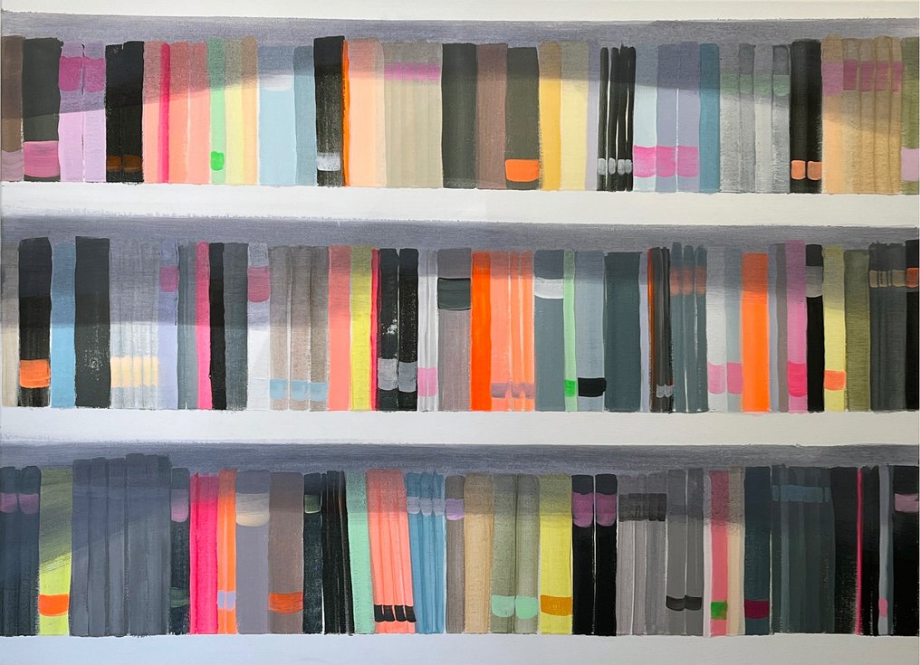 Pablo Fernandez Pujol - Study for colorful books #2.1