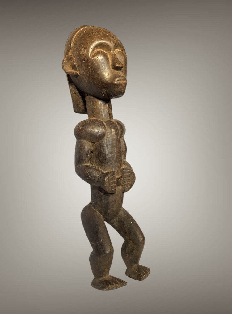 Sculptuur - 55 cm - Giftand - Gabon  (Zonder Minimumprijs) #2.1