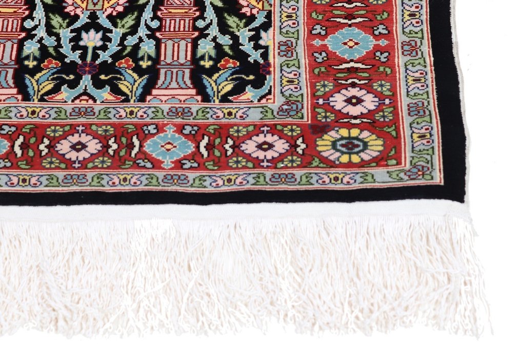 Silk Hereke Signed Carpet with Mehrab Design - Lux pur ~1 milioane. Noduri/m² - Carpetă - 75 cm - 52 cm #3.2