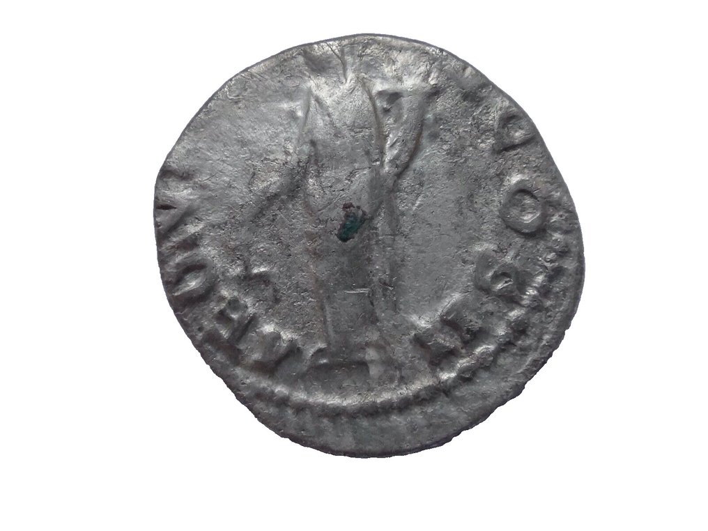 Cesarstwo Rzymskie. ATTRACTIVE CLODIUS ALBINUS (195-197) Lugdunum. Denarius #2.1