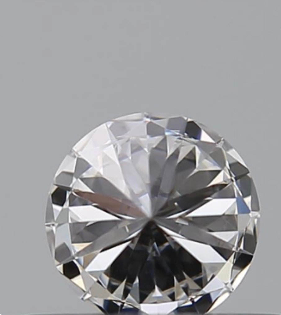 钻石 - 0.31 ct - 圆形, 明亮型 - D (无色) - VVS1 极轻微内含一级, Ex Ex Ex None #2.1