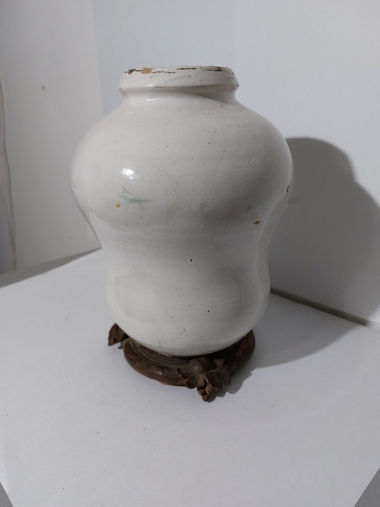药房罐/阿尔巴雷洛罐 - 阿尔巴雷洛 - 陶器 #3.2