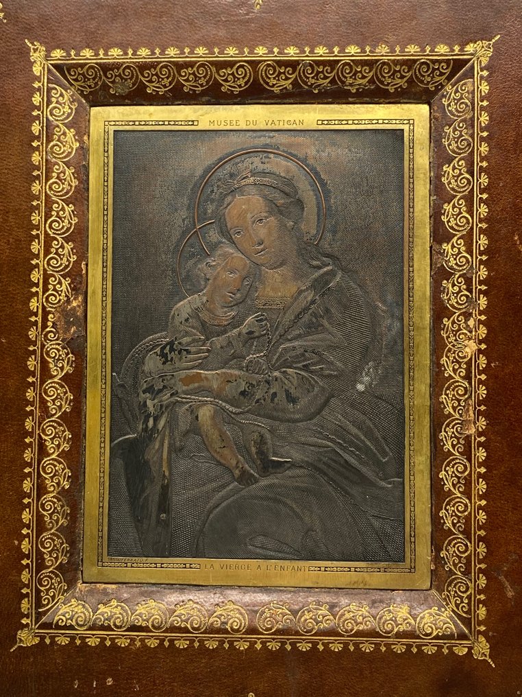 Kristna föremål - La Vierge à l'Enfant av Vatikanmuseet - Gåva från den helige fader Pius XI - Jungfrun och barnet - - 1920-1930 #1.2
