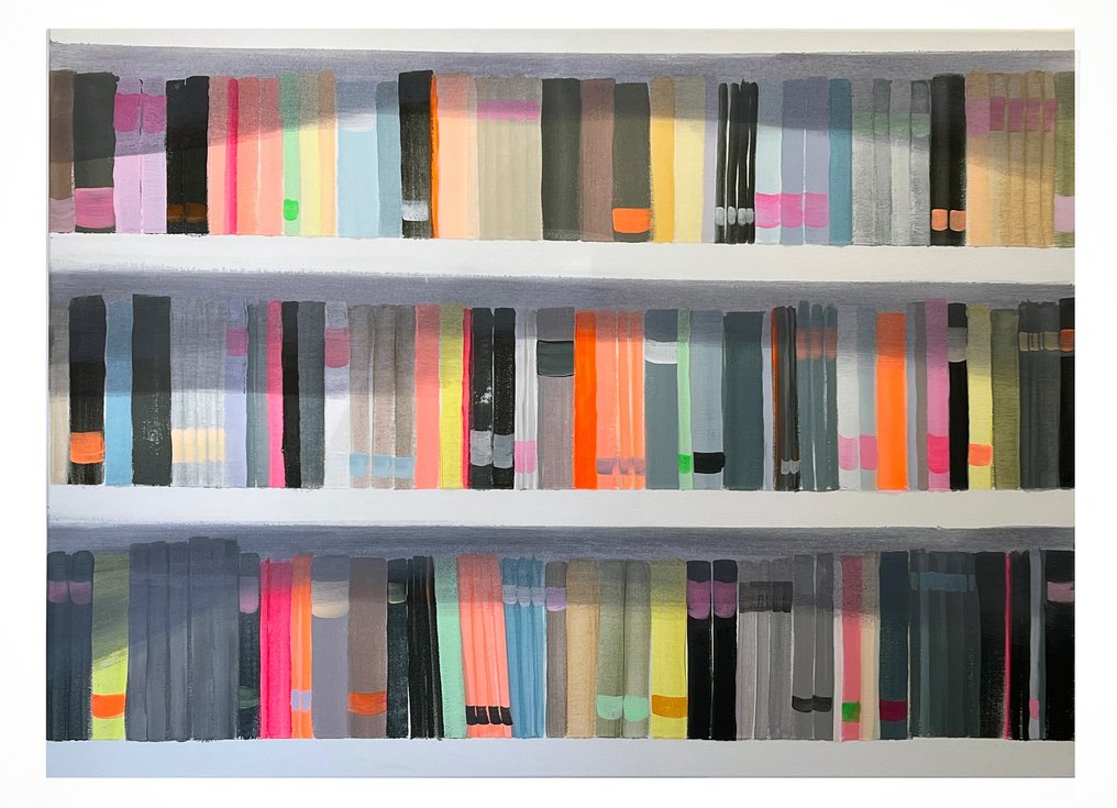 Pablo Fernandez Pujol - Study for colorful books #1.1