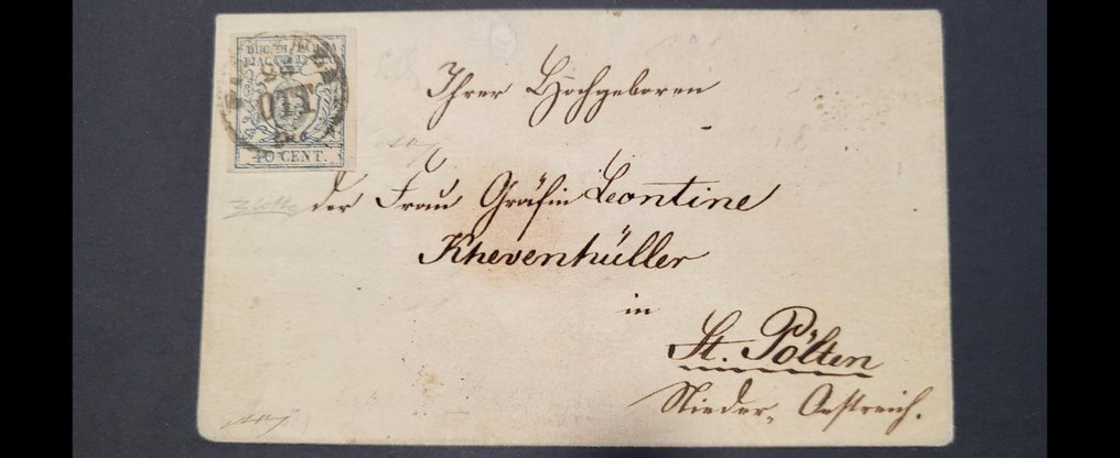 Ταχυδρομικός φάκελος με γραμματόσημα - Χαρτί #3.1