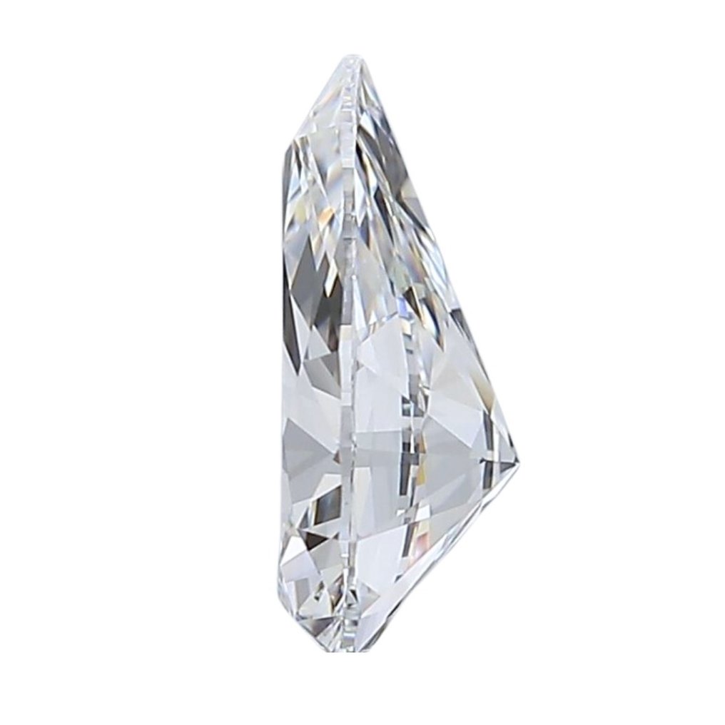 1 pcs Diamant  (Natur)  - 0.71 ct - Pære - D (farveløs) - IF #3.1