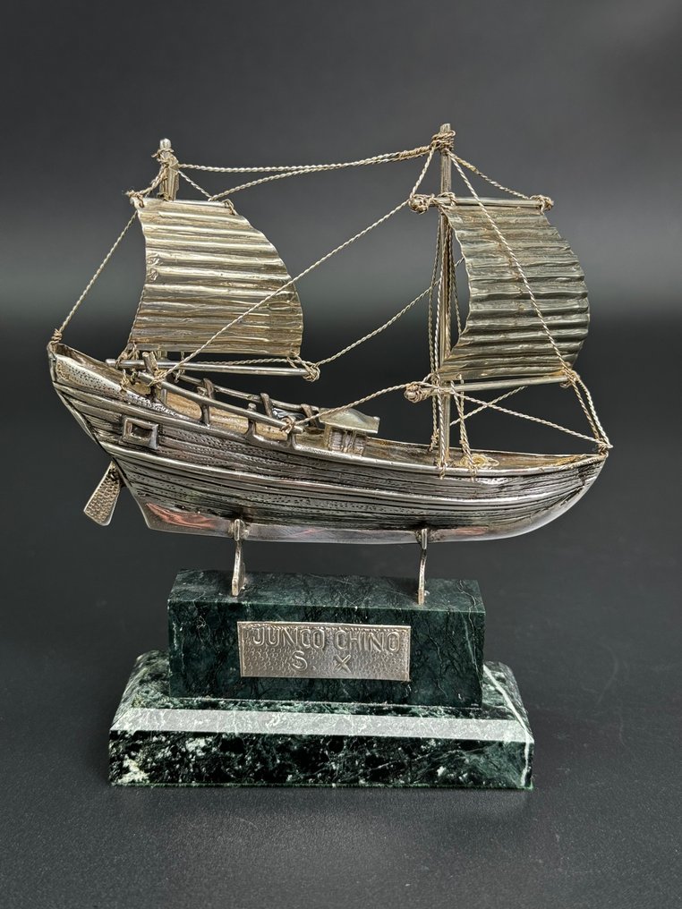 小雕像 - Barco de plata 915 - 銀 #1.1