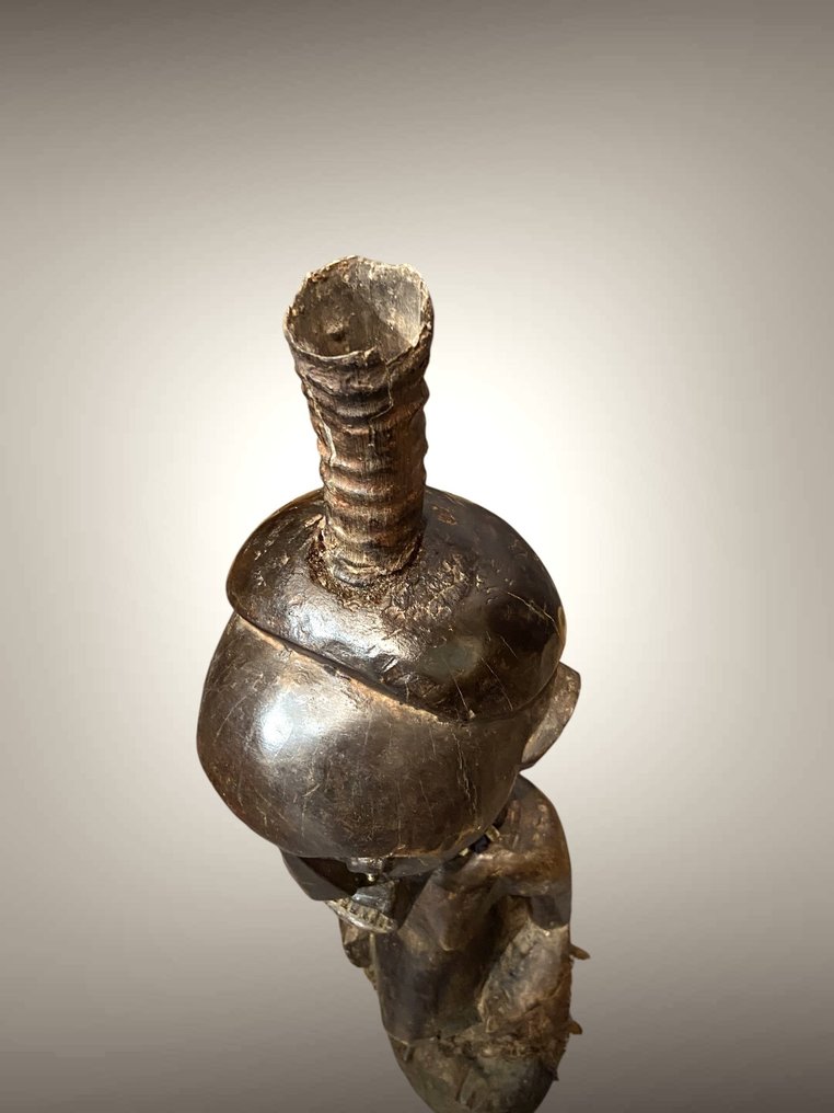 松葉雕塑 - 90 CM - 葛西松野 - Songye - 剛果民主共和國 #1.2