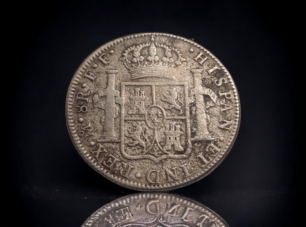 Spania. Carlos III (1759-1788). 8 Reales 1782 Mexico FF #2.1