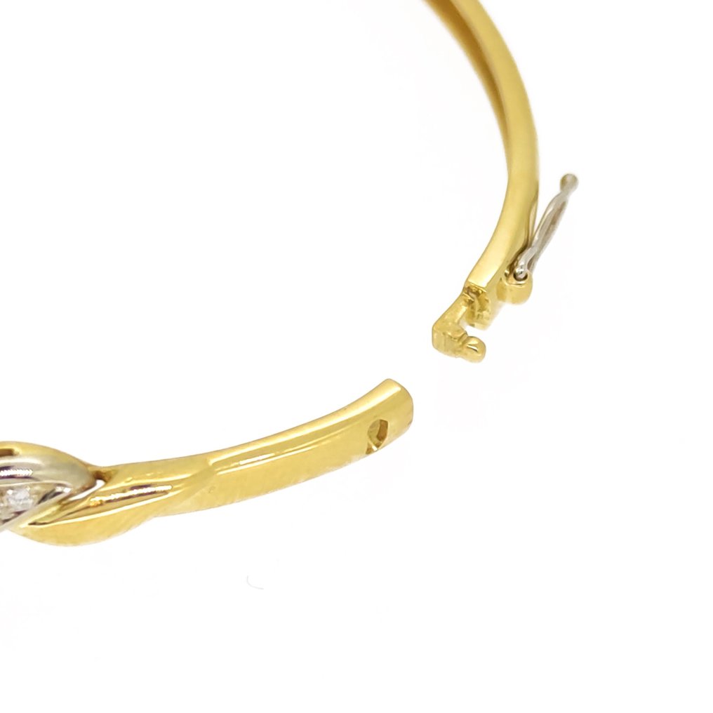 Bracelet - 18 kt. White gold, Yellow gold -  0.47ct. tw. Diamond  (Natural) #1.2